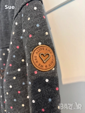 Нов сив дамски суичър Alife Kickin Naketano, снимка 4 - Суичъри - 51929259