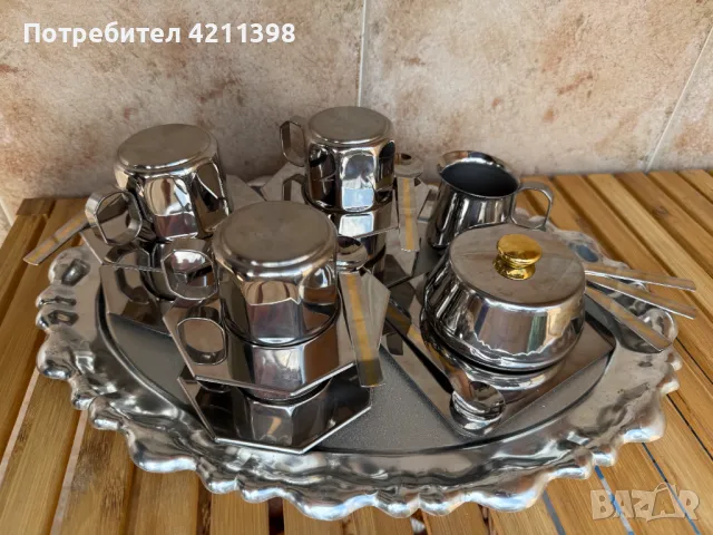 ЦепТер / Zepter  сервиз кафе, снимка 3 - Сервизи - 49594261