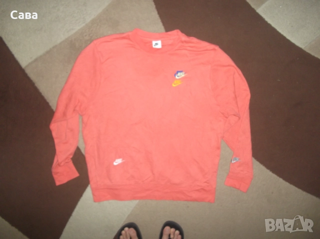 Ватирана блуза NIKE  мъжка,ХЛ-2ХЛ, снимка 2 - Спортни дрехи, екипи - 51694998