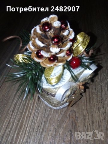 Ръчно изработена Коледна декорация , снимка 5 - Декорация за дома - 38783656