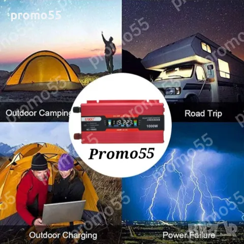 Инвертор 24V-220V 500W UKC с дисплей, снимка 11 - Аксесоари и консумативи - 49052250