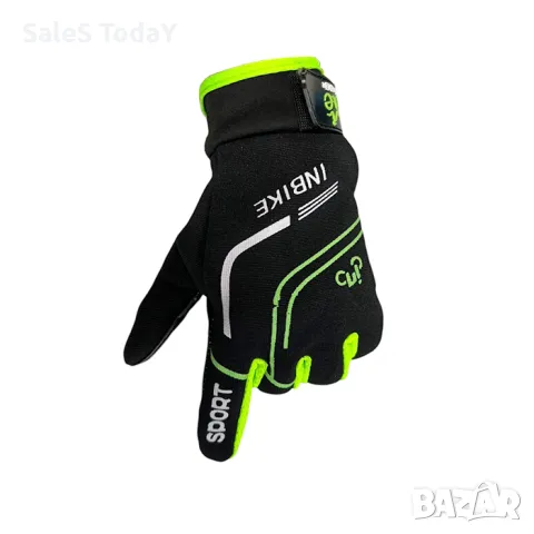 Ръкавици за спорт, велосипед, тротинетка и др., жълто зелени