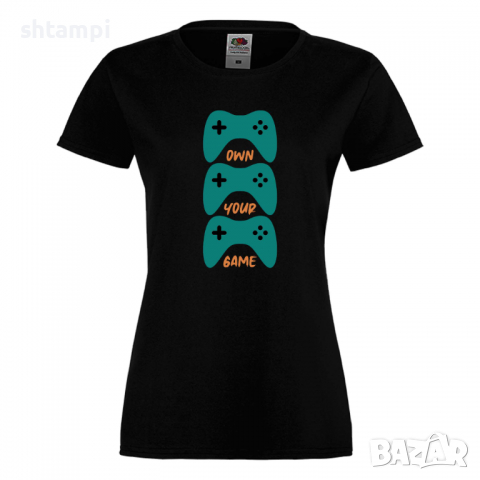 Дамска тениска Own Your Game, снимка 2 - Тениски - 36191642