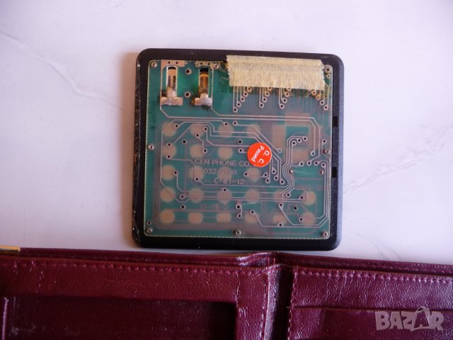 Стар портфейл с калкулатор кожен портмоне за пари карти ретро елка, снимка 5 - Други ценни предмети - 44501080