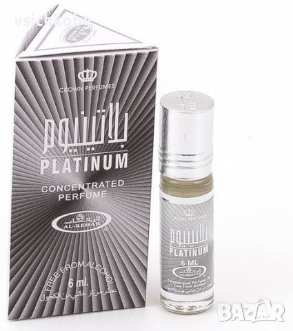 Арабско олио парфюмно масло от Al Rehab 6мл PLATINUM  традиционен ориенталски аромат на Сандалово дъ, снимка 2 - Други - 39992380