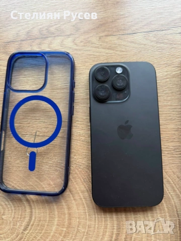 apple iphone 16 pro 256gb black titanium смарт телефон 750евро - с документи за покупка от 01,08,25г, снимка 2 - Apple iPhone - 53787301