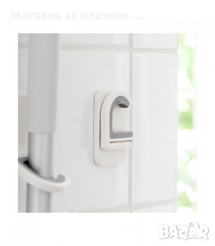 СГЪВАЕМА ЗАКАЧАЛКА ЗА СТЕНА ЗА ДРЪЖКА НА МОП, МЕТЛА, СТИРКА - код 2599, снимка 4 - Мопове, кофи, четки и метли - 34189964