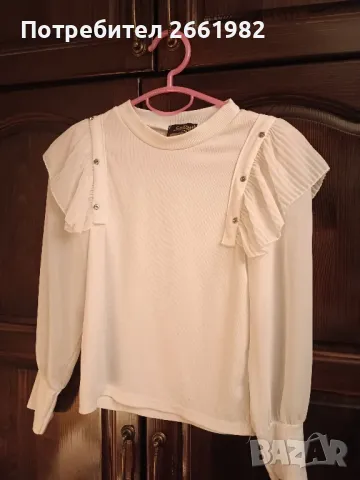 Разкошна, нежна бяла блуза на Contrast