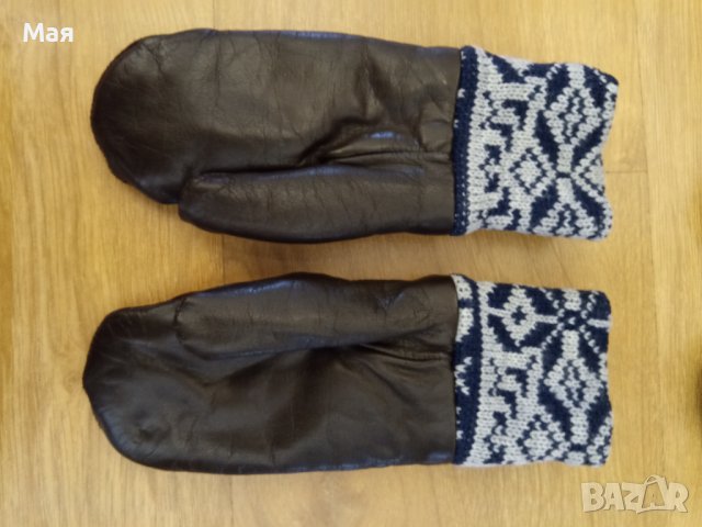 Домашни пантофи и ръкавици естествена кожа, снимка 8 - Ръкавици - 40052706