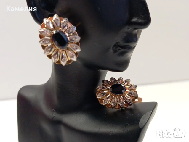 Руско злато , снимка 3 - Обеци - 53862908