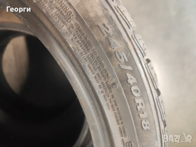 2бр.зимни гуми 245/40/18 Nexen, снимка 4 - Гуми и джанти - 55830405