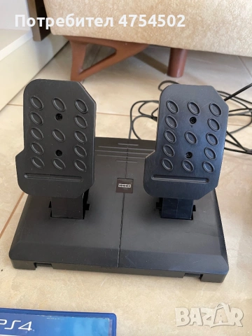 PS4+ HORI Racing Wheel Apex , снимка 3 - PlayStation конзоли - 53708659