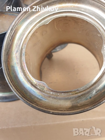 Шест броя дебело посребрени подстаканици - СССР на тема Спутник, снимка 7 - Чаши - 53427935