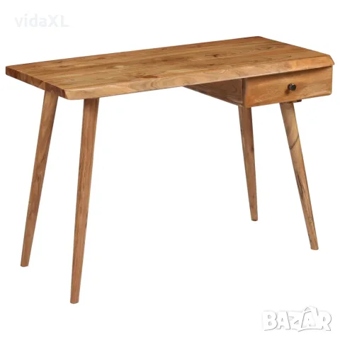 vidaXL Писалище, акациево дърво масив, 110x50x76 cм