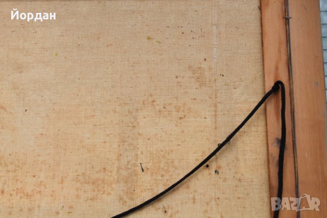 Картина масло върху платно дървена рамка, снимка 15 - Антикварни и старинни предмети - 41209665