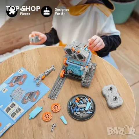 Нов Робот STEM 5 в 1 за сглобяване, подарък за деца, 435 части играчка, снимка 6 - Конструктори - 49956840