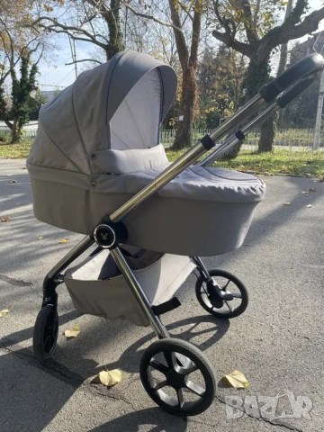 Комбинирана количка 3 в 1 Cangaroo, Silver, снимка 2 - Детски колички - 52589446