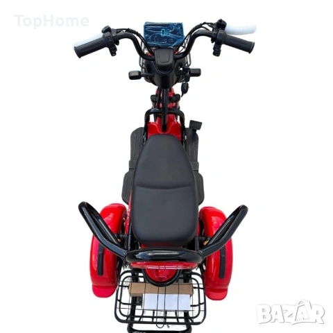  Двуместна Електрическа Триколка PUDDING 1800W, снимка 3 - Мотоциклети и мототехника - 42041292