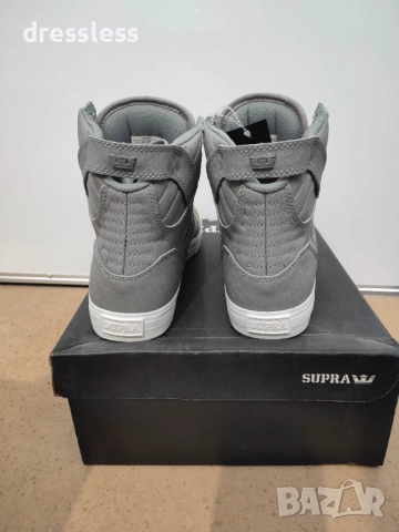 SUPRA Skytop Fiberglass Grey W, снимка 3 - Кецове - 52624412