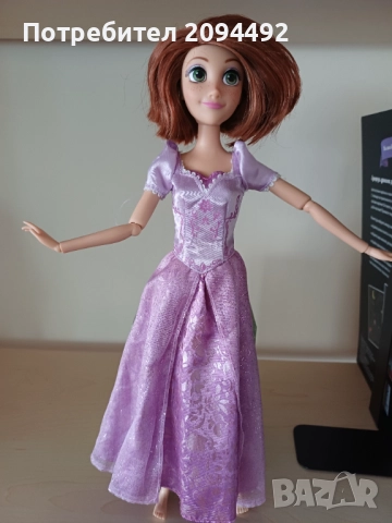 Кукла Дисни Рапунцел с къса коса - Disney Store , снимка 4 - Кукли - 51414042