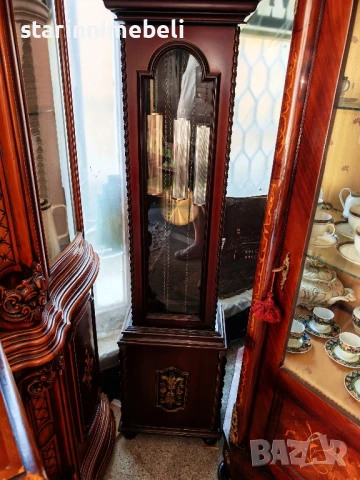 Красив паркетен часовник , снимка 8 - Антикварни и старинни предмети - 50835180