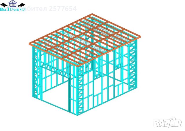 ЛИЗИНГ - Халета, Хале, Магазини, Магазин, Складове 35м2-7м х 5м х 4,5, снимка 3 - Строителни материали - 44180194