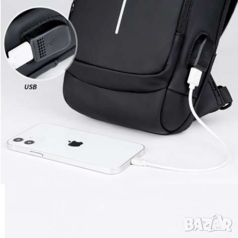 Мъжка чанта Fashion Black, снимка 13 - Чанти - 41479381