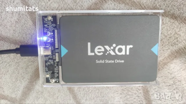 SSD 240gb LEXAR 100% на 2 дена работа-ново