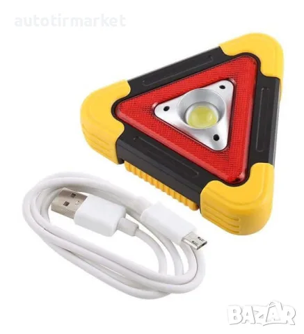 Авариен светещ LED триъгълник – 20см, снимка 2 - Аксесоари и консумативи - 56052726