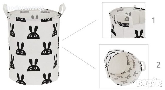 Кош за пране и играчки зайчета, снимка 9 - Органайзери - 41211060