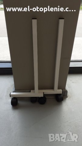 Стойка за електрически конвектор / радиатор - с колелца от www.El-otoplenie.com, снимка 2 - Радиатори - 40821124