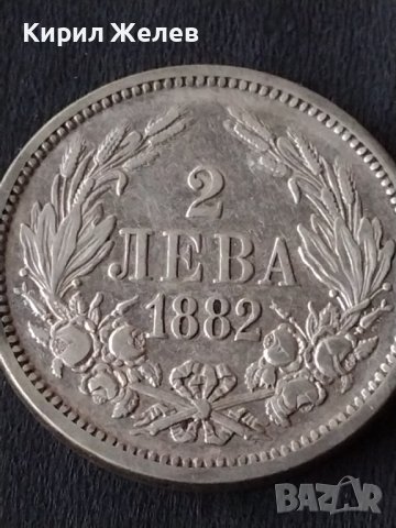Сребърна монета 2 лева 1882г. КНЯЖЕСТВО БЪЛГАРИЯ СЪЕДИНЕНИЕТО ПРАВИ СИЛАТА ЗА КОЛЕКЦИОНЕРИ 38569, снимка 4 - Нумизматика и бонистика - 41524109