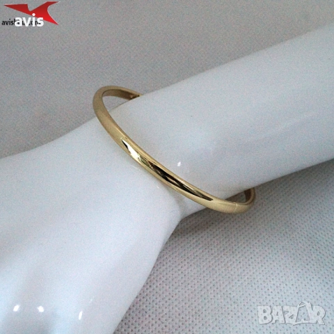 Гривна с 14К златно покритие 234848, снимка 4 - Гривни - 53281115