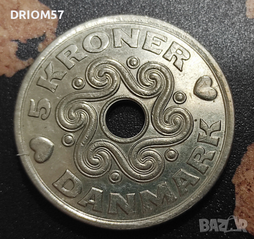Монета Дания 5 крони [2008]
