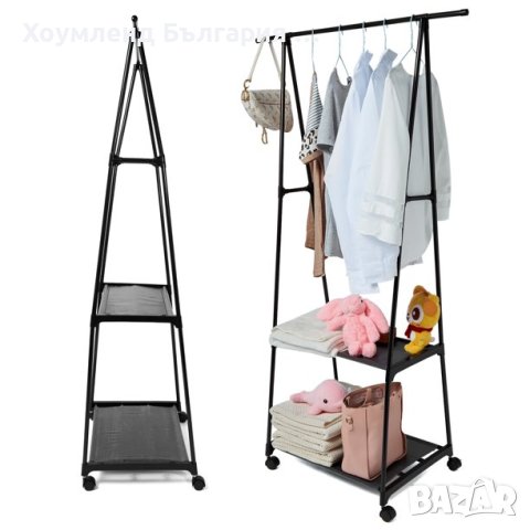 Подвижен рафт за обувки и дрехи тип щендер, снимка 3 - Други стоки за дома - 41267160