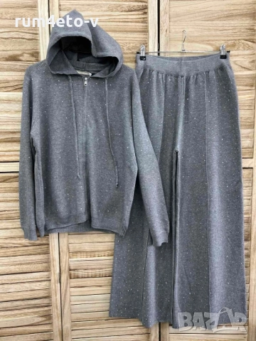 Комплект от фино плетиво с камъни , снимка 3 - Комплекти - 52435430