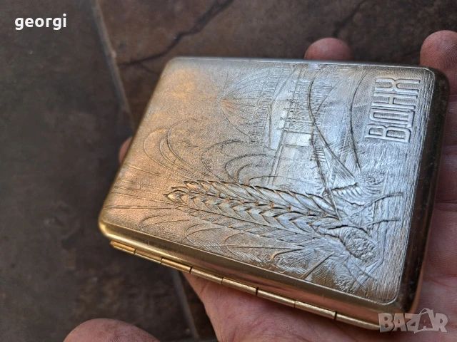 ретро руска алуминиева табакера     26/3