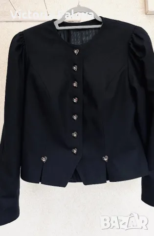 Луксозно скъпо късо сако TYROLER LODEN Австрия, снимка 8 - Сака - 48305005