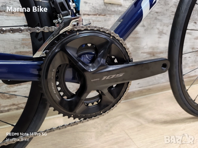 НОВ карбонов шосеен велосипед Giant TCR Pro Disc 105 2х12 Fulcrum | L, снимка 3 - Велосипеди - 49560109