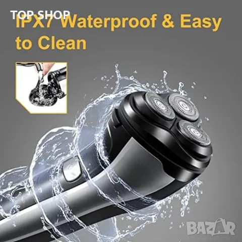 Нова акумулаторна електрическа самобръсначка тример за мъже Подарък, снимка 4 - Тримери - 49307003