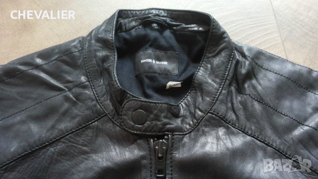  SAMSOE SAMSOE Lamb Leather Jacket Размер XL яке естествена кожа  6-57, снимка 4 - Якета - 42594968