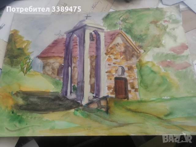 картина акварел 