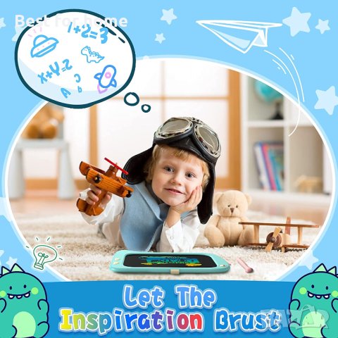 ORSEN LCD таблет за писане 8,5-инчова дъска с динозаври, снимка 6 - Образователни игри - 40732314