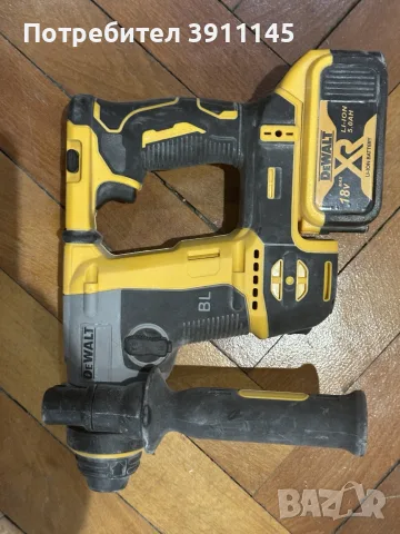 DeWalt акумулаторен комплект от 4 части, перфоратор, ударен гайковерт, ъглошлайф и винтоверт, снимка 12 - Куфари с инструменти - 55863417