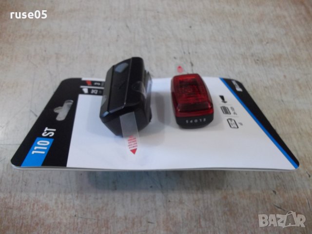 КОМПЛЕКТ"ELOPS"LED ФАР И СТОП ЗА ВЕЛОСИПЕД ST 110 НА БАТЕРИИ, снимка 12 - Аксесоари за велосипеди - 35686031