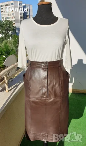 Escada пола естествена кожа М, снимка 8 - Поли - 56001797