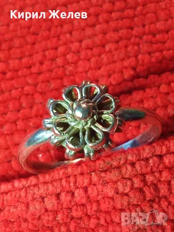 ИЗЯЩЕН СТАРИНЕН СРЕБЪРЕН ПРЪСТЕН ФИЛИГРАННА РЪЧНА ФИНА ИЗРАБОТКА ВИСОКА ПРОБА СРЕБРО 45715, снимка 8 - Антикварни и старинни предмети - 46270104