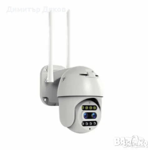 Двойна WiFi безжична IP камера 2MP FULL-HD1080P с цветно нощно виждане