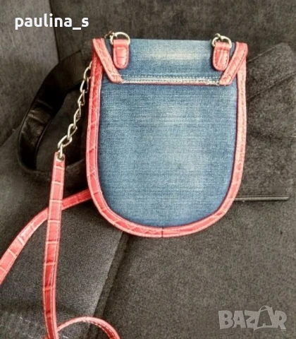 Два броя / Маркова чанта от кожа и текстил , снимка 3 - Чанти - 14661270