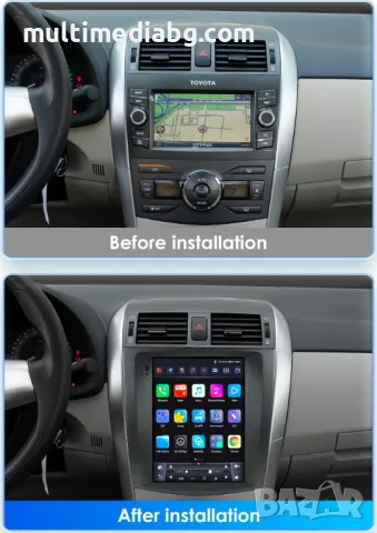 Toyota Corolla E140/ E150 2006 - 2013 9.7 Мултимедия Навигация Android, снимка 3 - Аксесоари и консумативи - 50035298